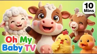 Islamic Nursery Rhymes Compilation (10 Minutes) | Fun, Learning & Farm Animals