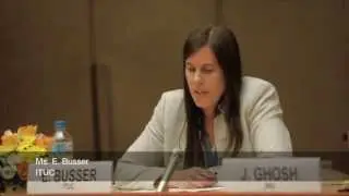 Ms. Esther Busser, International Trade Union Confederation Geneva Office