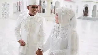 Akad nikah Lulu & Abdan  di Masjid Baiturahman Banda Aceh 