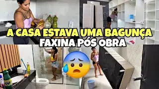 A SITUAÇÃO ESTAVA FEIA 😩 FAXINA PÓS REFORMA // VLOG DE LIMPEZA E ORGANIZAÇÃO 😍