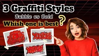 &ldquo;Which Graffiti Style Looks Best? (Bubble vs Bold vs Street) #graffitiart #graffitiletters #nameart 