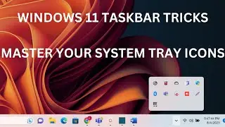 Хитрости панели задач Windows 11: освойте значки на панели задач!