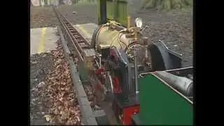 Crampton model locomotive (part-finished)