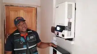 lnstallation turtorial of 5kva Must  premium Inverter & Must Lithium 100ah wall mounted 👌