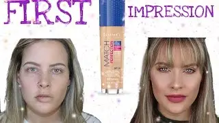 RIMMEL | Match Perfection Foundation | FIRST IMPRESSION | Brittany Elizabeth