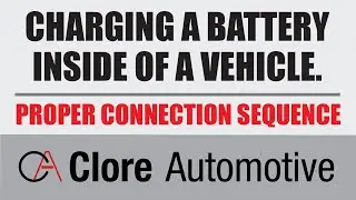PRO-LOGIX - Connecting a battery Inside a Vehicle  - Clore Automotive