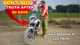 ❌ Hero Glamour X 125 Tech 😐 90 Din Baad Sach | Don&rsquo;t Buy Before Watching 😡| #bike #bikelover #feed 