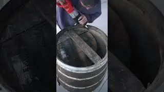 Turning A Bourbon Barrel To ICE BATH❄