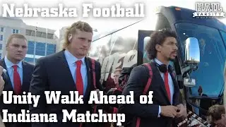 Nebraska Football: Unity Walk Ahead of Indiana Matchup