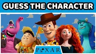 Can You Guess The Disney Pixar Character ? (Part 1) | Disney Quiz | Pixar Quiz