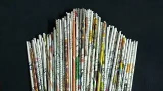 2 Best out of waste craft ideas/DIY Newspaper craft