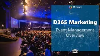 D365 Marketing &mdash; Обзор управления мероприятиями