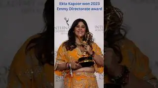 51st Emmy awards ekta Kapoor and vir das #viral #shorts