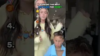 Ranking the best Act blind for money part 1 #acting #mrbeast #moneychallenge #ranking #top5 #funny