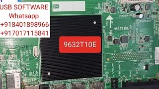 9632T10E Software Firmware Download | Double Picture Problem solution | 9632T10E Stuck on logo