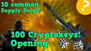 10 Common Supply Drop Opening! Black Ops 3! 100 Cryptokeys! 2 Epics!