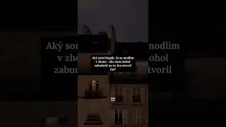 Zhon ma okr&aacute;da o pokoj - ako som mohol zabudn&uacute;ť na Toho, kto stvoril čas? Mt 6,33 #modlitba #krestan