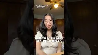 3 tips to beat writer's block #writingtips
