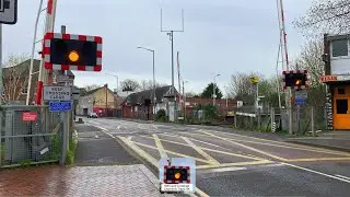 (Broken Tension Cable & Skirt) Carlton (Station) Level Crossing, Nottinghamshire