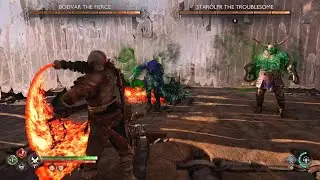GoW Ragnar&ouml;k Two Berserker fight. In Top 5 bosses