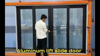 Maximize Your View & Security with the G152 Aluminum  Lift slide Door