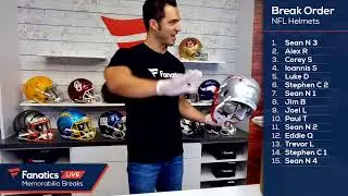 Fanatics Live Memorabilia Breaks - NBA Hardwood Heroes & Authentic Helmets