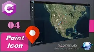 04- POINT ICON ( MapWinGIS ) C# Winform MAP USA (places)