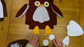 DIY Nähprojekt Eule als Türstopper
