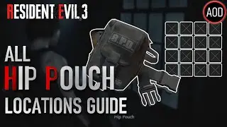 Resident Evil 3 - Hip Pouch / Inventory Upgrade Locations - Get Organized Achievement / Trophy Guide