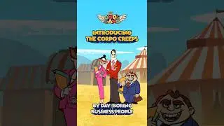 Introducing the Corpo Creeps, a group of villains from the first season! #GodsGang #GodsGangGo