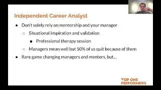 Data-Driven Career Acceleration Fundamentals: Lesson 8: Seek an Independent Career Analysis
