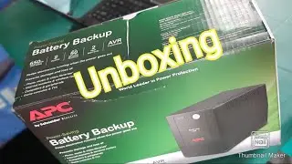 UPS APC 650va Unboxing (325watts)