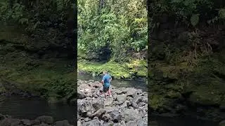 Sauniatu waterfall, Samoa.