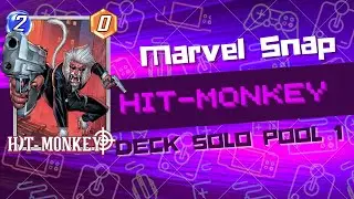 HIT MONKEY con solo carte Pool 1 | DECK MARVEL SNAP ITA