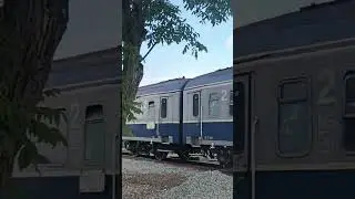 Cool regional train passing #satumare #cfrcalatori #viral #train #trainspotting #horn #funny  #rail