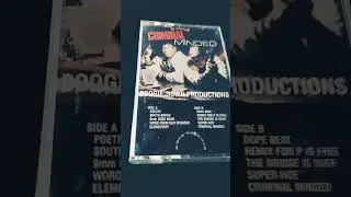 Criminal Minded Boogie Down Productions 1987 Cassette Tape KRS-ONE Scott LA Rock Classic Album 🔥🔥🔥🔥