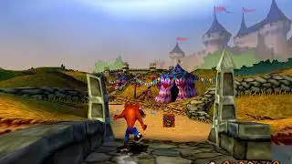 Crash Bandicoot: Warped - Toad Village (Platinum Time Trial)