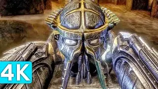 Predator Unmasks & Finds Ancient Armor Mask Scene 4K ULTRA HD - Aliens Vs Predator