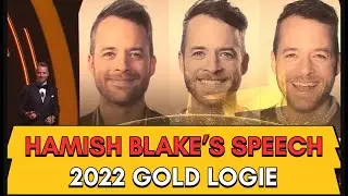 LOGIES 2022 Gold Logie Winner HAMISH BLAKE Full Speech #logies