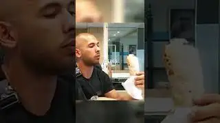 Andrew Tate eating doner kabab #billionaireclips #viral #andrewtate