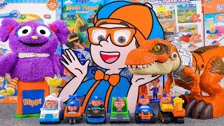 65 Minutes Satisfying with Unboxing Cute Blippi First Noel Party Toys Collection ASMR | Review Toys