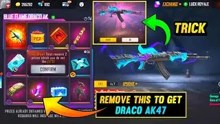 DRACO AK FADED WHEEL EVENT FREE FIRE | FREE FIRE NEW EVENT | BLUE FLAME DRACO AK47 RETURN