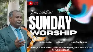join with us | Sunday Service | 18-Jan-2026 |Pas.Selvam | G.G.Ministries