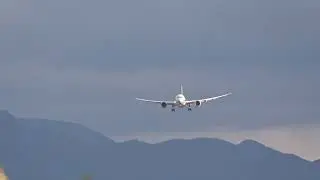 松山空港 着陸(RWY32) ANA Boeing 787-8 Dreamliner