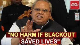 J&K Governor Defends Communication Blackout; Says No Harm If It Saves Lives