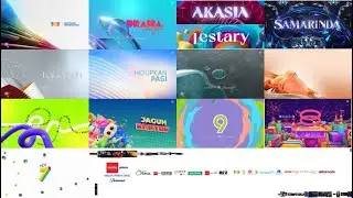 TV3, TV9, 8TV & ntv7 MALAYSIA | 2025 Channel Rebrand Idents Compilation