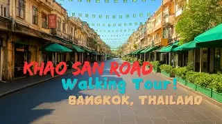 Khoa San Road walking tour!! Bangkok, Thailand