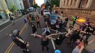 North East Skate Crew At The Providence Pride Parade