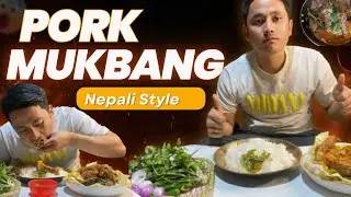 Sungur Ko Masura Rayoko Saag || Nepali Style #food #bhutanesevlogger