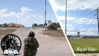 Arma 3 altis map vs real life